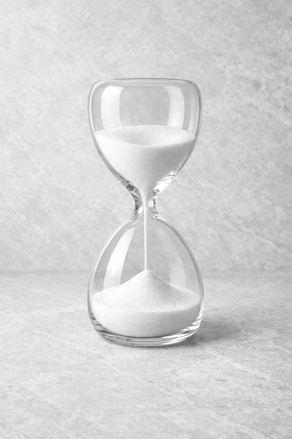An hourglass illustrating fast website loading times and optimal SEO performance for local sites.