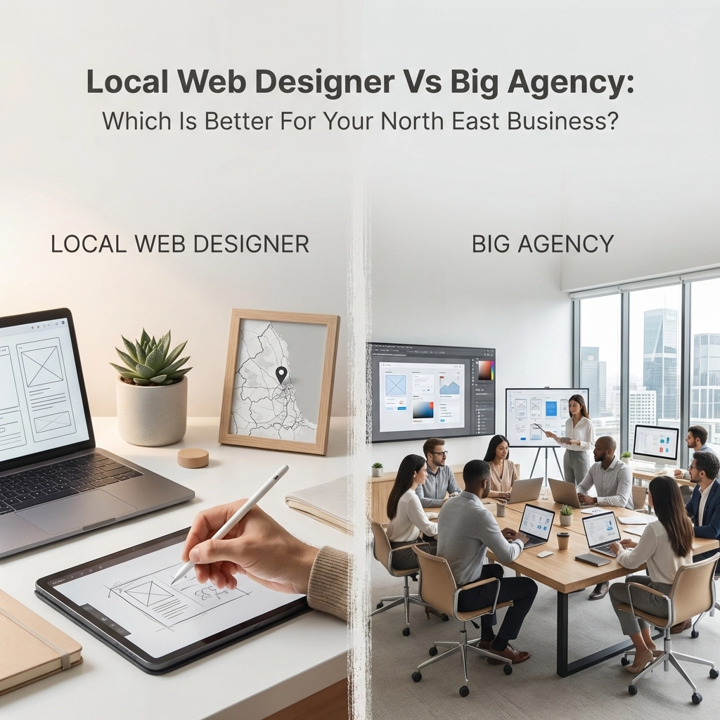 Local Web Designer Vs Big Agency: Which Is Better For Your North East Business?