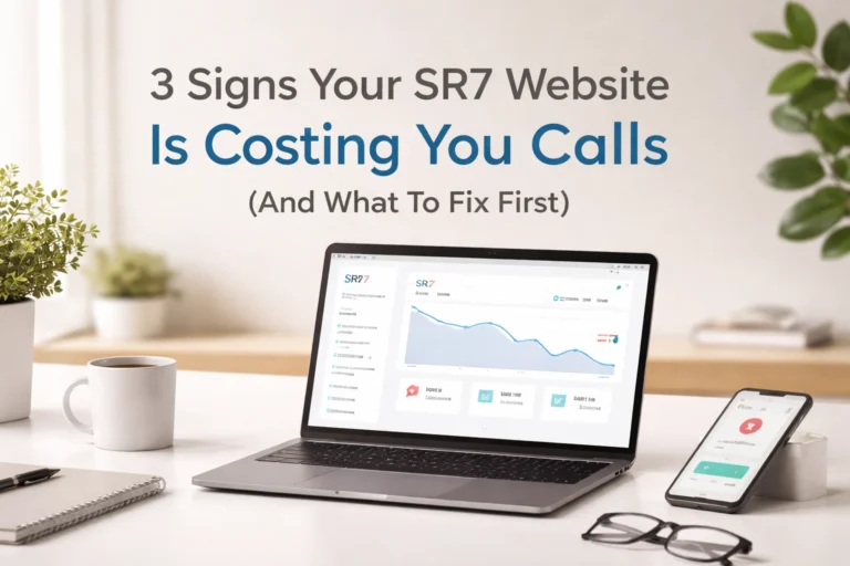 3 Signs Your SR7 Website Is Costing You Calls (And What To Fix First)
