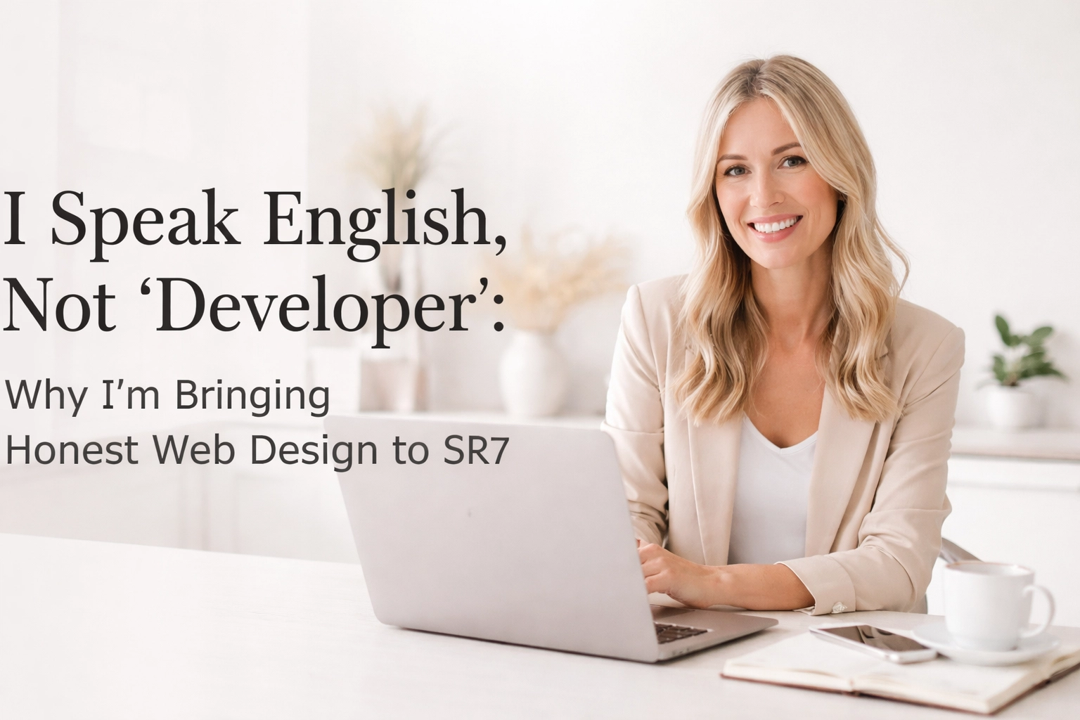 I Speak English, Not 'Developer': Why I'm Bringing Honest Web Design to SR7