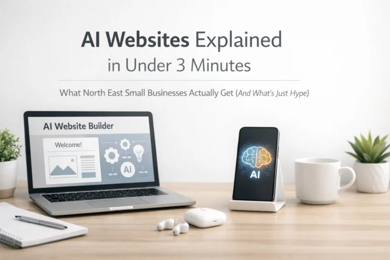 AI Websites Explained in Under 3 Minutes: What North East Small Businesses Actually Get (And What's Just Hype)