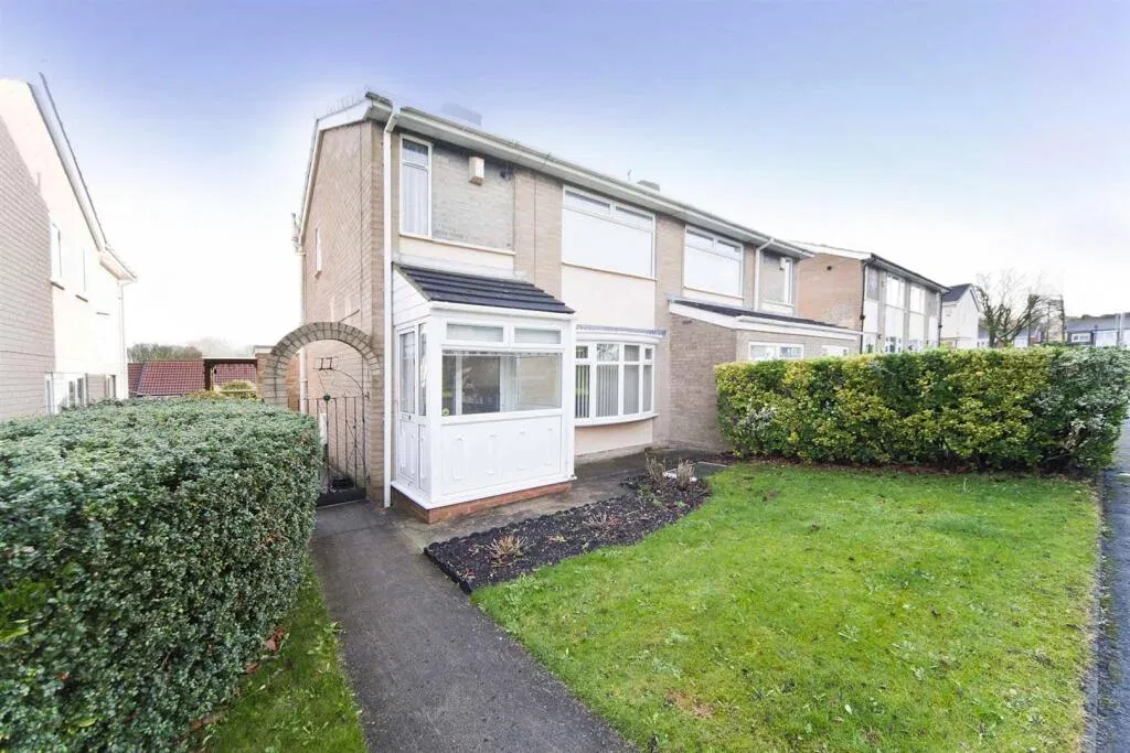 A modern house in the North East, representing the local property market served by tradesmen.